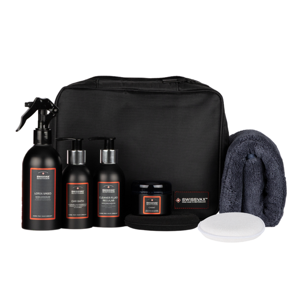 Discovery Kit vč. karnaubového vosku – kompaktní startovací sada pro péči o auto