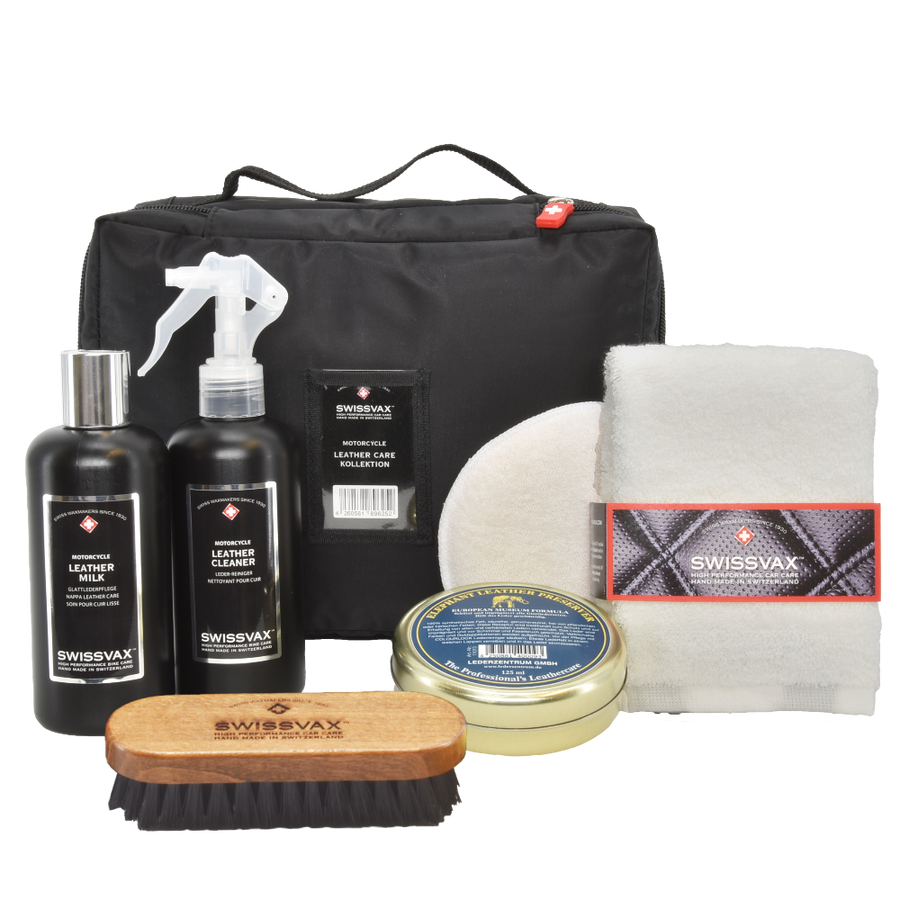 Motorcycle Leather Care Collection set completo cuero moto